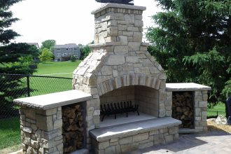 outdoor fire features